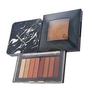 Unbranded Eyeshadow Palette Blush Bronzer Powder Compact 3 Piece Lot Face Makeup